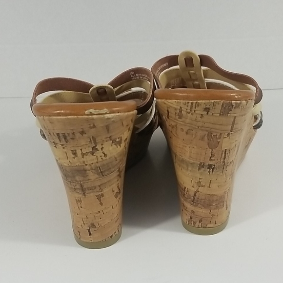 LANE BRYANT ANIMAL PRINT STRAPPY WEDGE SIZE 9W - Picture 9 of 9